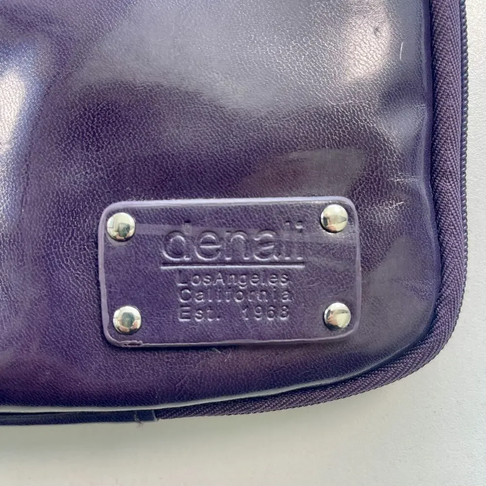 Denali Purple Soft-Side Laptop Briefcase High Shine Modern Retro Urban